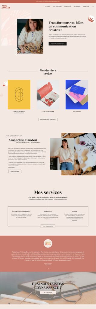 Thème wordpress elementor graphiste