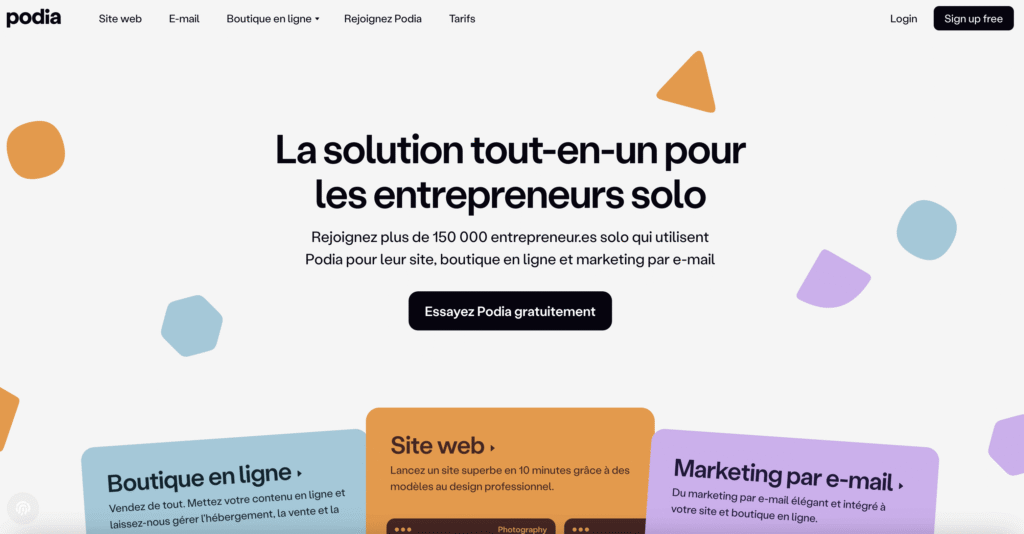 Vendre produits digitaux avec Podia