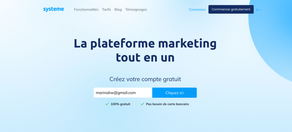 Vendre formation en ligne Systeme io